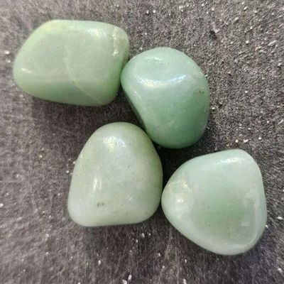 Quartz Green Tumbled Stone .75"-1"
