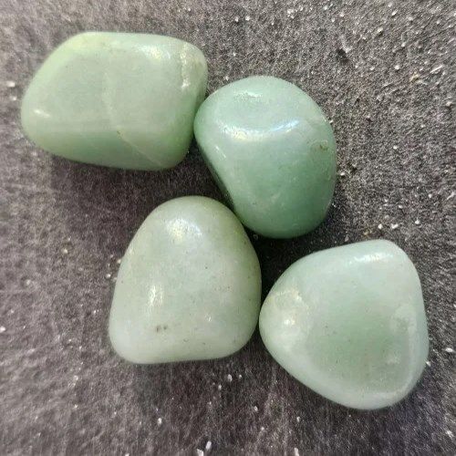 Quartz Green Tumbled Stone .75&quot;-1&quot;