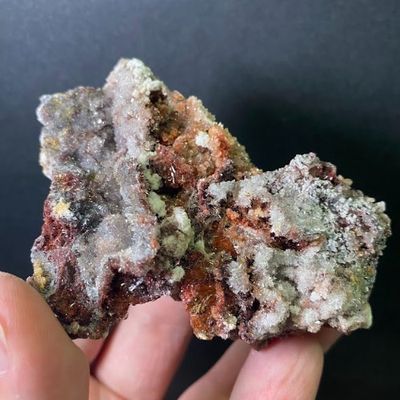 Selenite Popcorn w/ Creedite Specimen - Select