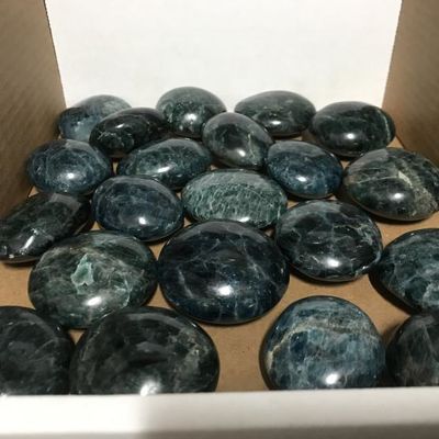 Apatite Green Palm Stone priced by weight