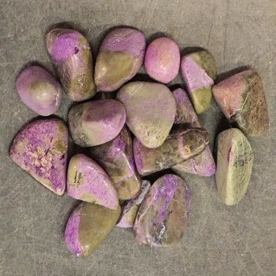 Stichtite w/ Serpentine aka Atlantisite AA Grade Tumbled Stone 1"-1.5"