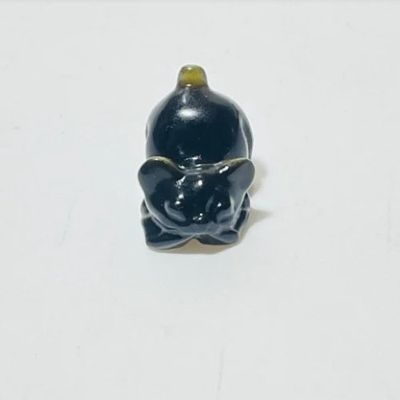 Obsidian Goldsheen Cat Pouncing Mini Gemstone Carving .6"