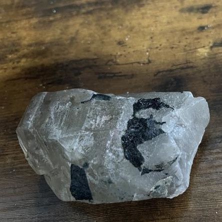 Citrine Point w/ Cleavelandite &amp; Black Tourmaline 606g