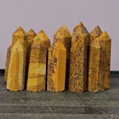 Arabic Calligraphy Jasper Tower 2.25"-3.75" / 50-120g