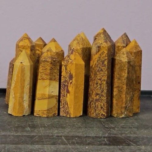 Arabic Calligraphy Jasper Tower 2.25&quot;-3.75&quot; | 50-120g