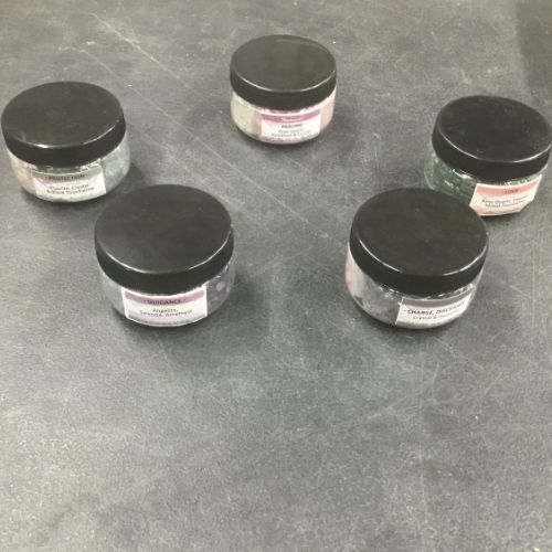 Gemstone Chip Intention Jar Kits 2.5"x1.8"  - Choose Type