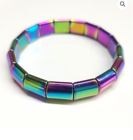 Bracelet Bangle Titanium Hematite