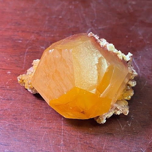 Mineral Specimen Assorted Lot #10 - Select, Type: A) Calcite Honey High Quality 130g