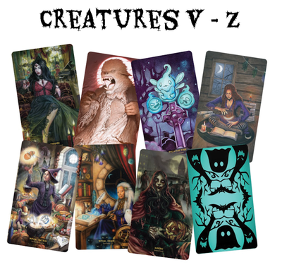 78 Tarot Creatures of the Night Oracle Standard Size