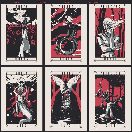 Lost Hollow Tarot Deck Pocket Ed by Pixel Occult