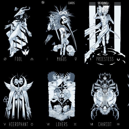 Wayward Dark Tarot Deck by Pixel Occult