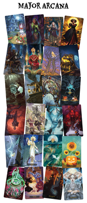 78 Tarot Halloween Deck Standard Size