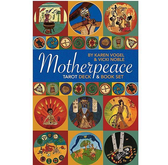 Motherpeace Mini Round Tarot &amp; Book Set