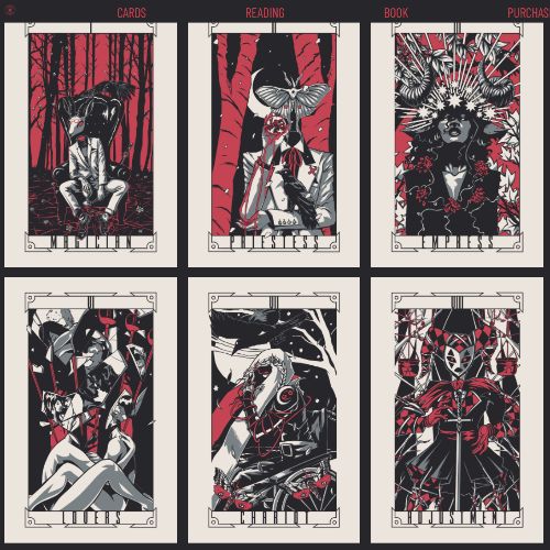 Lost Hollow Tarot Deck First Edition by Pixel Occult