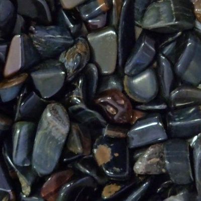Tiger Eye Blue Tumbled .5"-.75"