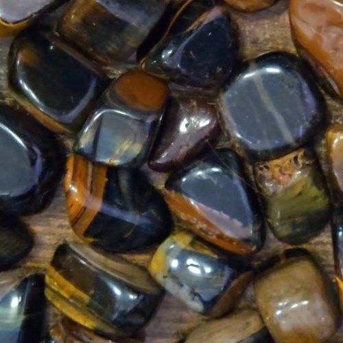 Tiger Eye Blue Gold Tumbled .75&quot;-1&quot;