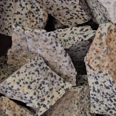 Jasper Dalmatian Rough Stone 1.5"-2.5"
