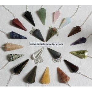 Pendulum Gemstone/wood Asst Plain Chain 9.00