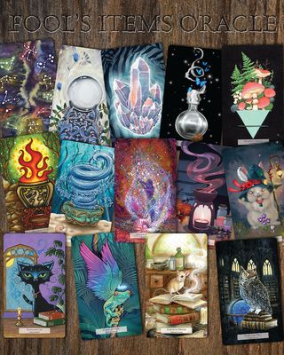 78 Tarot Fools Items Oracle Deck (w/Book)