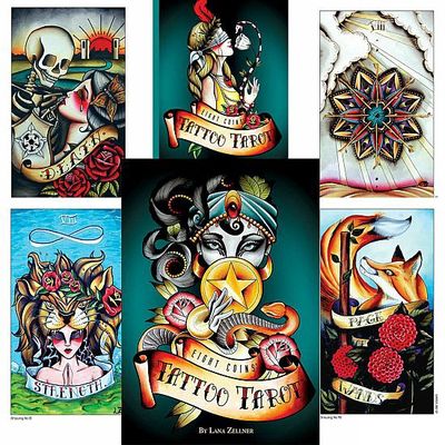 Eight Coins Tattoo Tarot