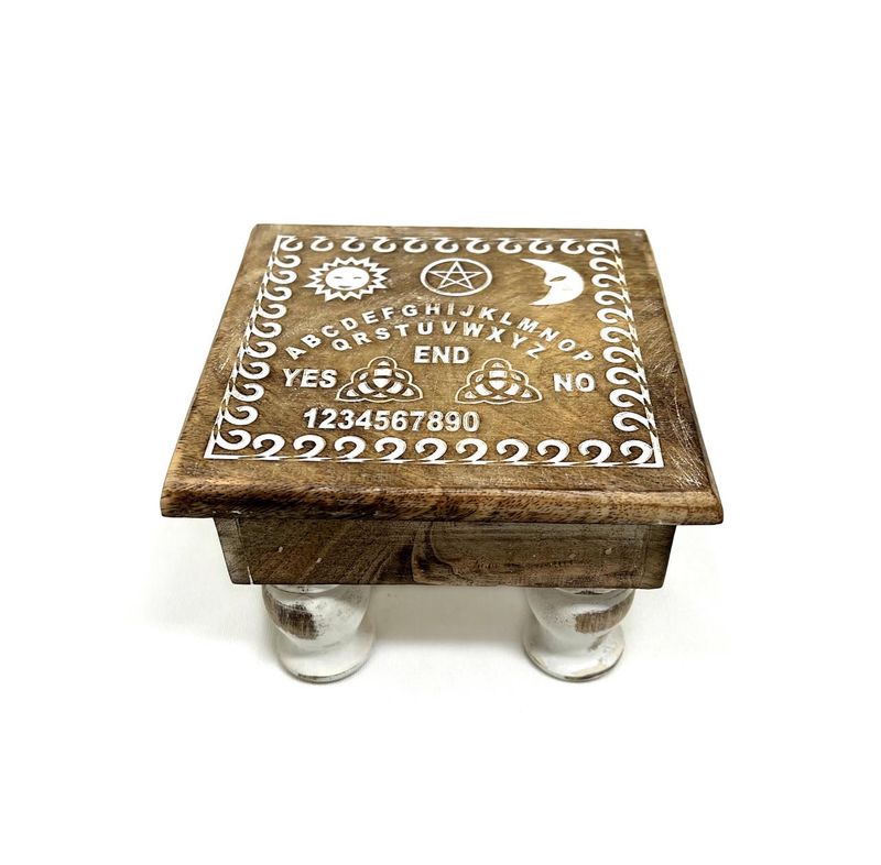 Altar Table Wood Ouija Board  6&quot; x 4&quot;  Natural