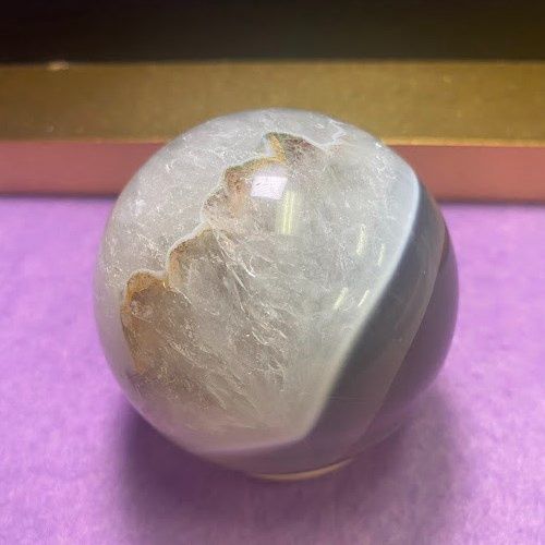 Agate w/ Quartz Sphere - Select