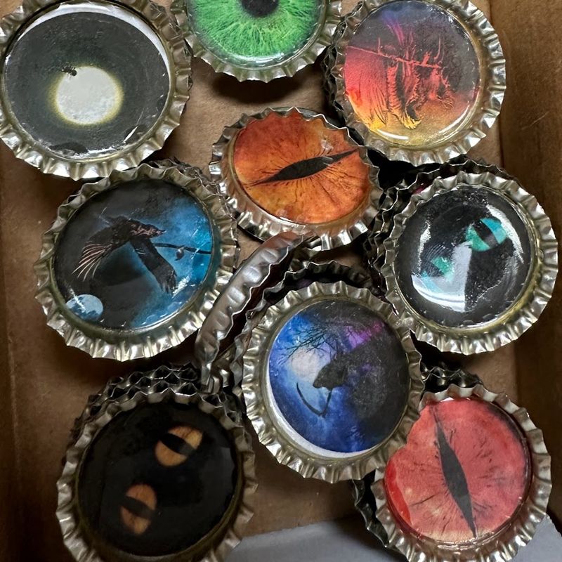 Magnets Bottle Cap Art prints