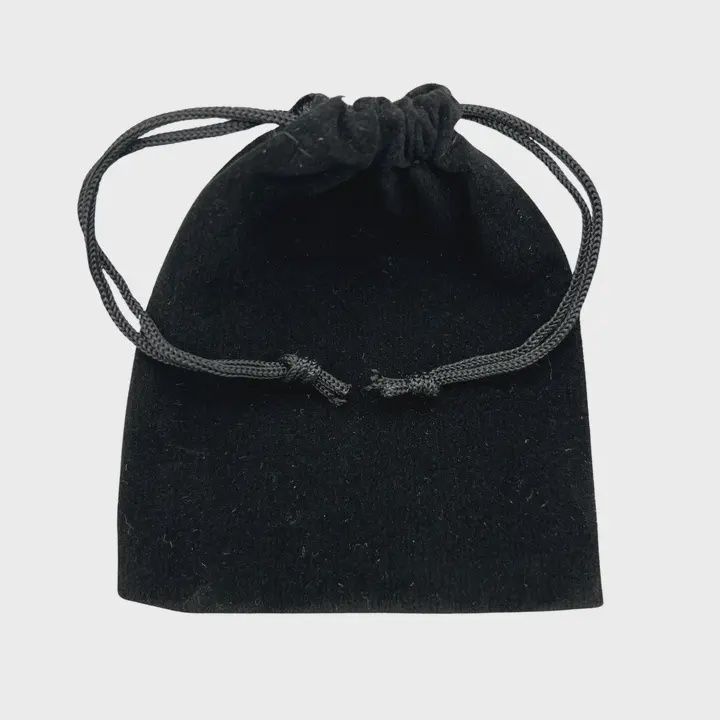 Velvet Bag  3&quot; x 4&quot; Select Color, Color: Black