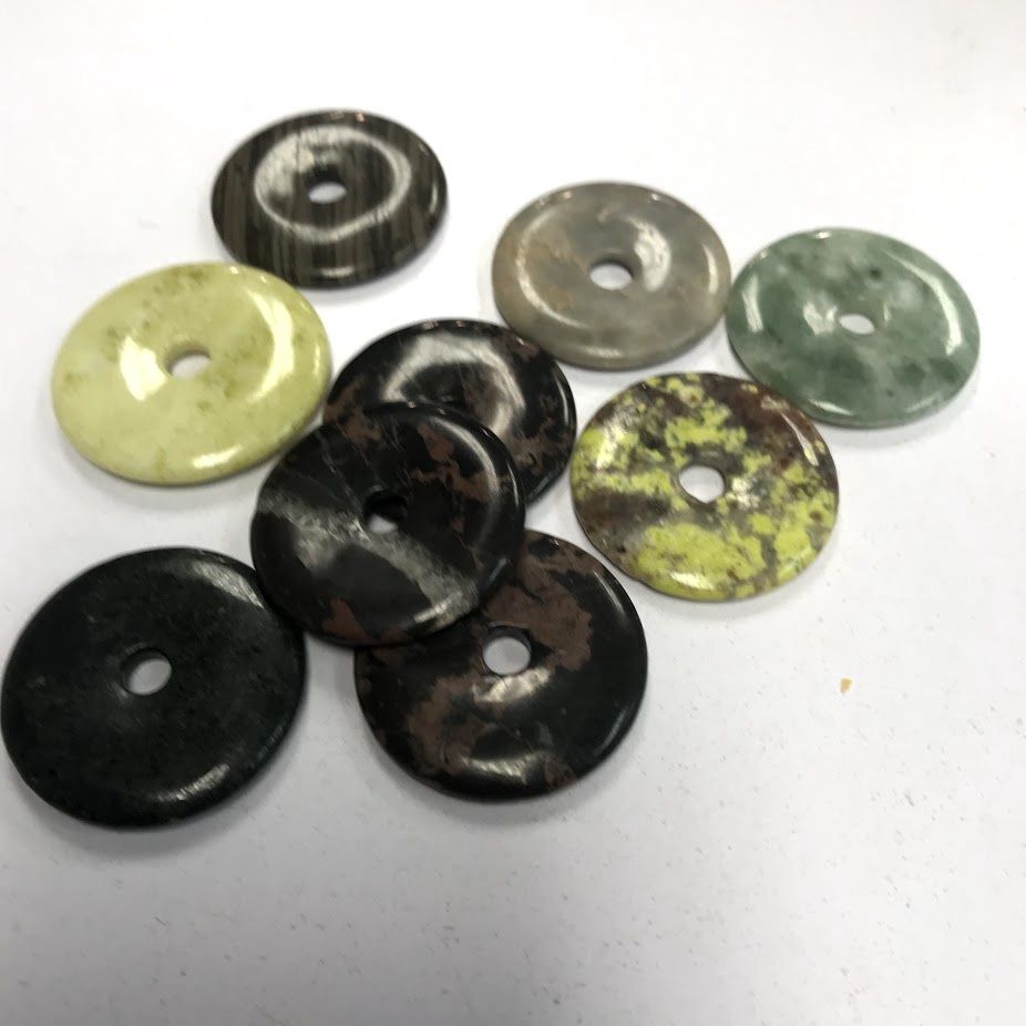 Donut aka Gemstone Donut, Assorted 1"