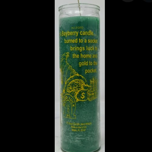7 Day Candle Bayberry Green Unscented