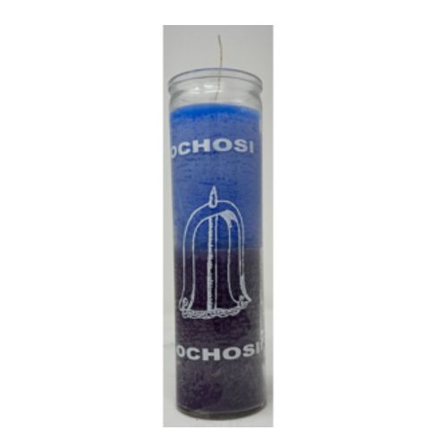 7 Day Candle Ochosi Blue+Purple Two Color