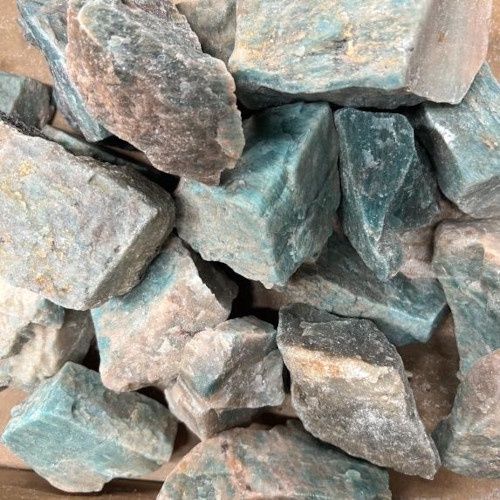Amazonite  Rough Stone - Select Size, Size: 2.5&quot;-3.5&quot;