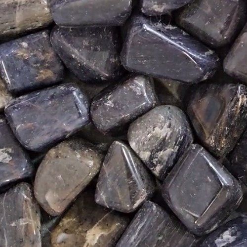 Aventurine Blue, Dark Blue Tumbled Stone .75"-1.25"