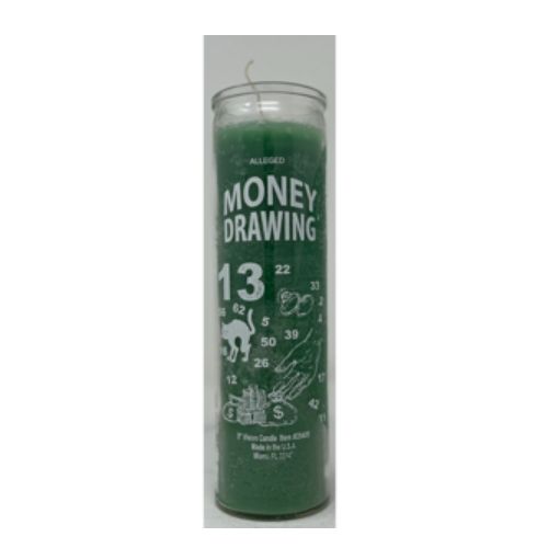 7 Day Candle Money Drawing Green