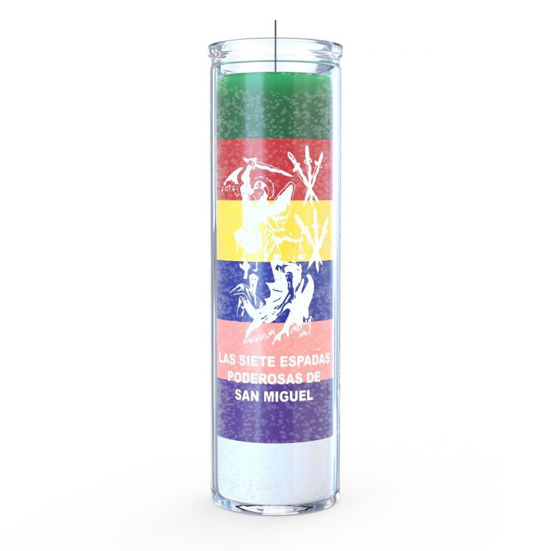 7 Day Candle 7 Powerful Swords of St Michael