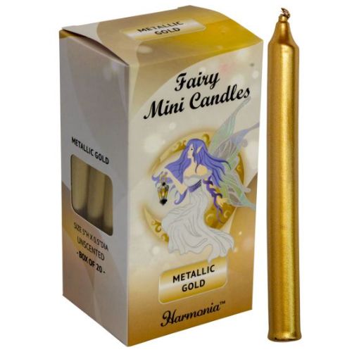Chime Candle Unscented Metallic Harmonia 20 per Box