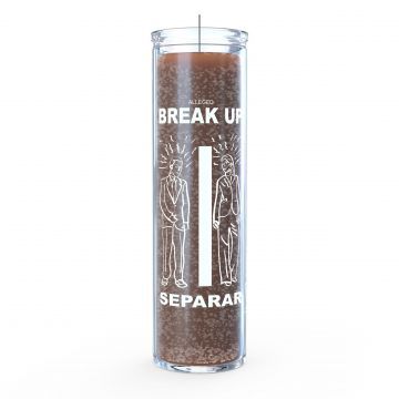 7 Day Candle Break Up Man/Woman Brown