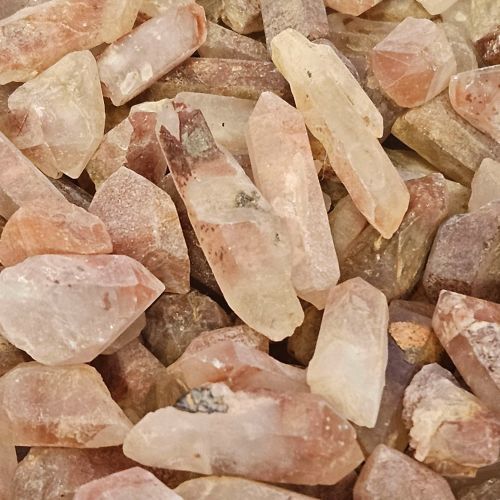 Quartz Hematoid Points Rough Stone .75&quot;-1.25&quot;