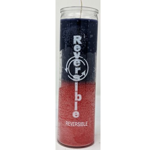 7 Day Candle Reversible Black+Red Two Color