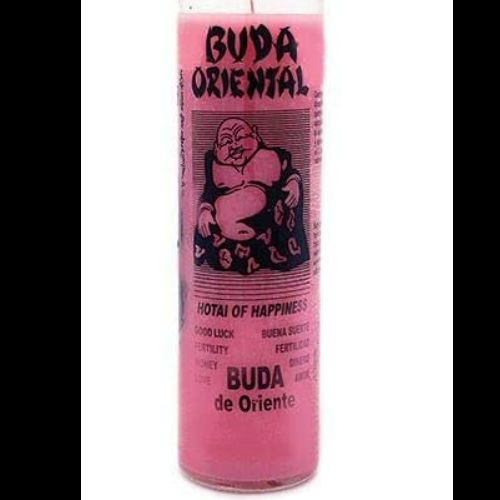 7 Day Candle Buddha Pink