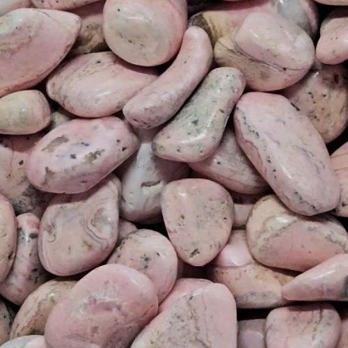 Rhodochrosite Tumbled Stone Grade  B .75&quot;-1&quot;