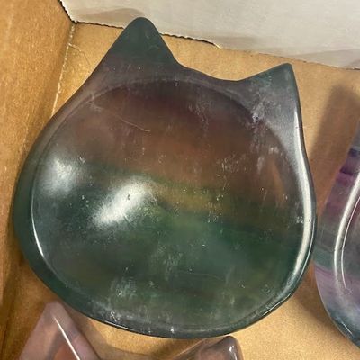 Fluorite Cat Head Bowl - Select