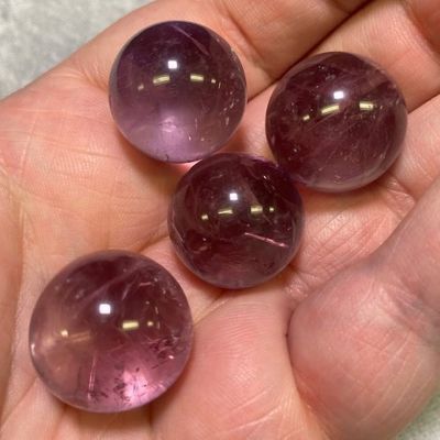 Amethyst Marble Sphere High Quality .75"
