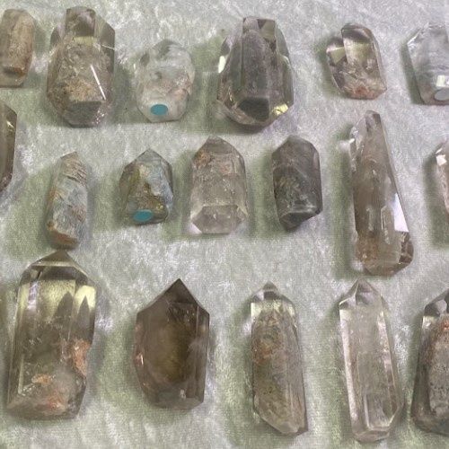 Quartz Amphibole Yellow or White Tower - Select