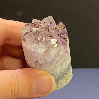 Amethyst Druzy Column Tower
