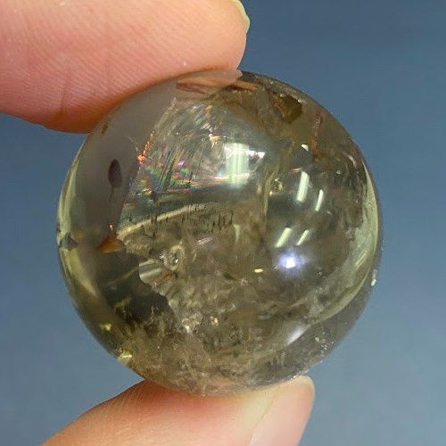Quartz Smoky High Quality Mini Sphere 1"