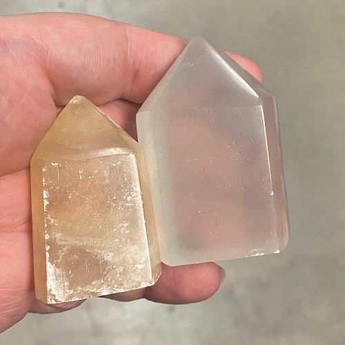 Calcite Yellow Clear Tower - Select