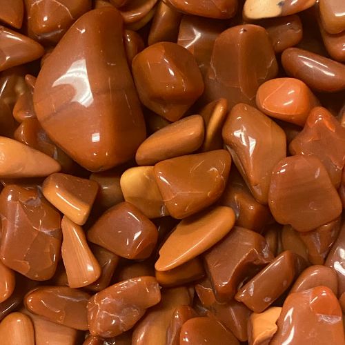 Opal Red Tumbled Stone .5&quot;-1&quot;