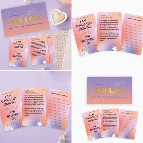 Self Love Affirmation Cards