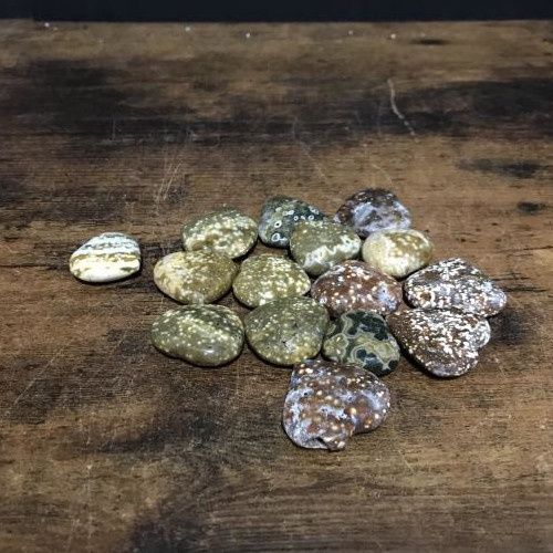 Jasper Ocean Heart, Size: 1"-1.5"